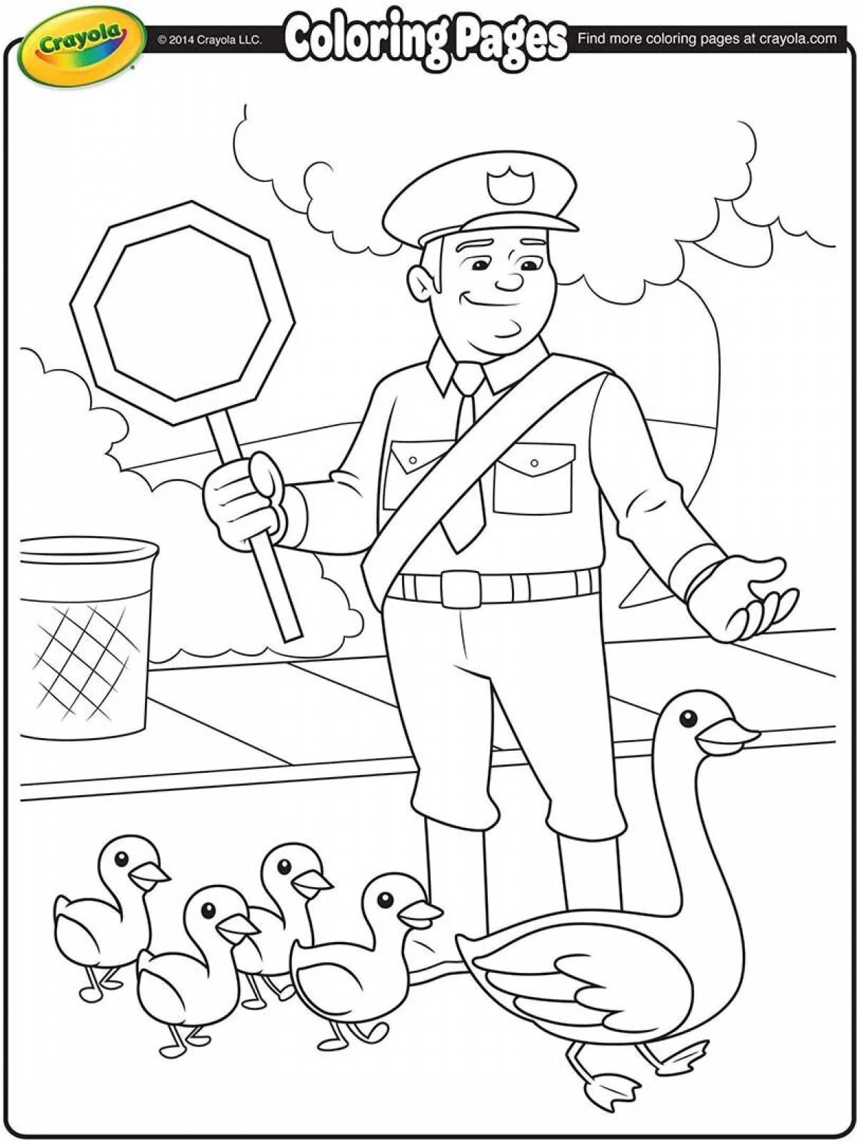 Color-brilliant coloring page adjuster