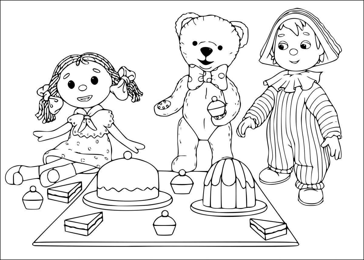 Brave andy coloring book