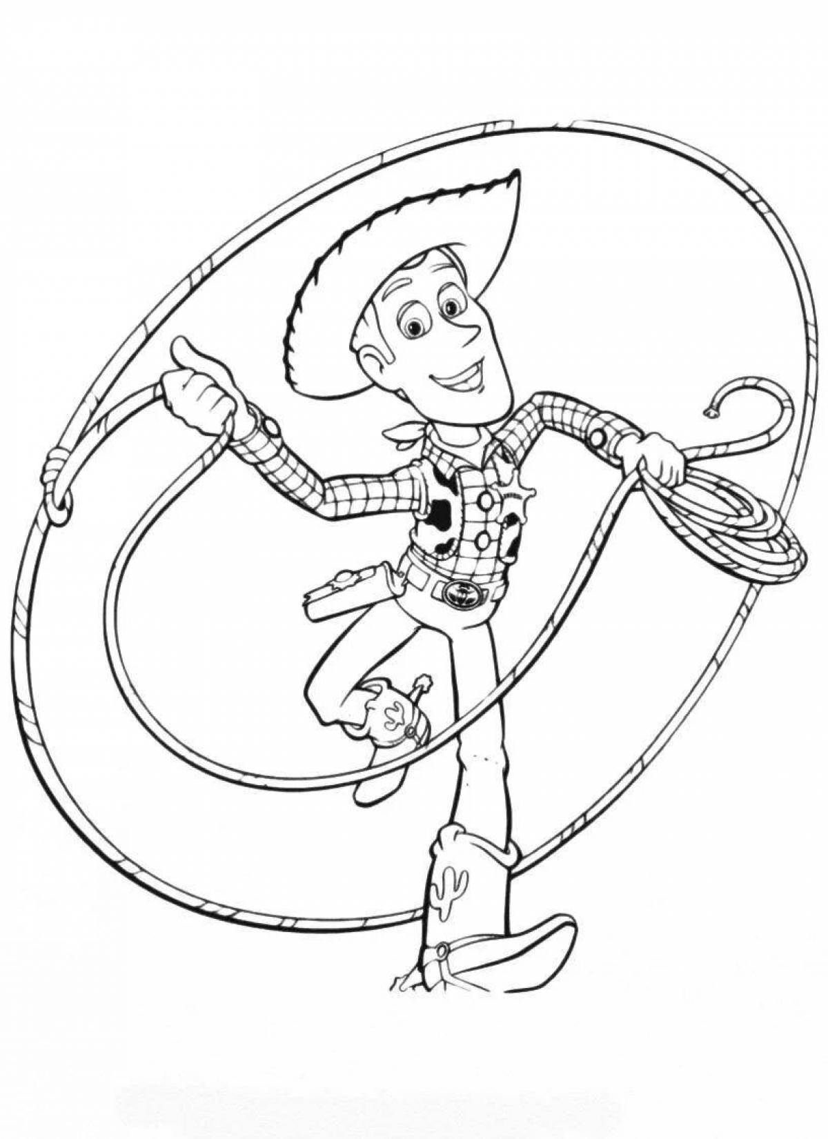 Jolly andy coloring page
