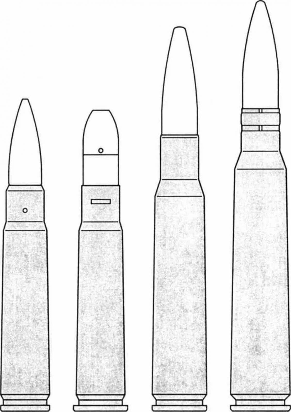 Fat Bullet Coloring Page