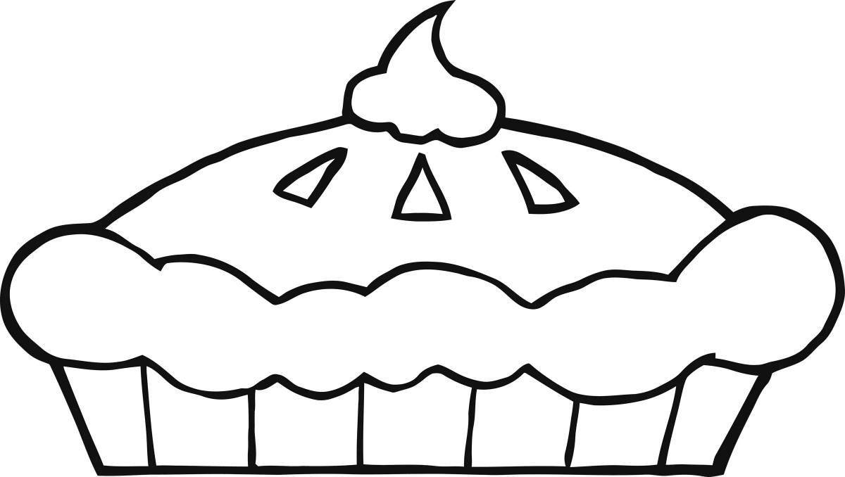 Coloring page sweet bakery