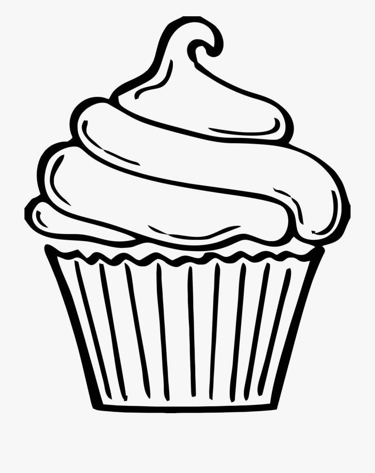 Charming bakery coloring page