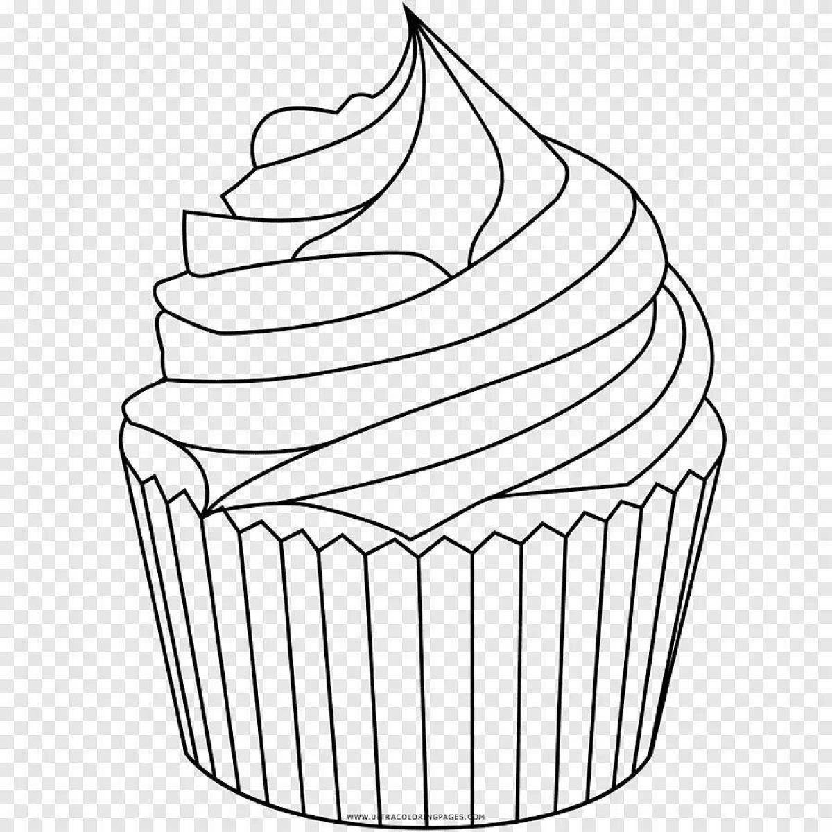 Cute bakery coloring book