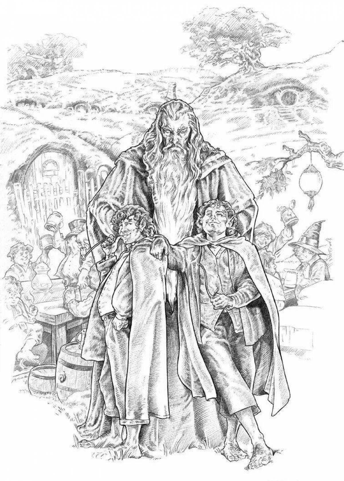 Tolkien's amazing coloring page