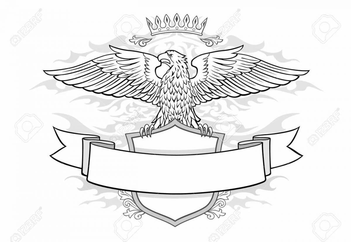 Glorious national guard coloring page