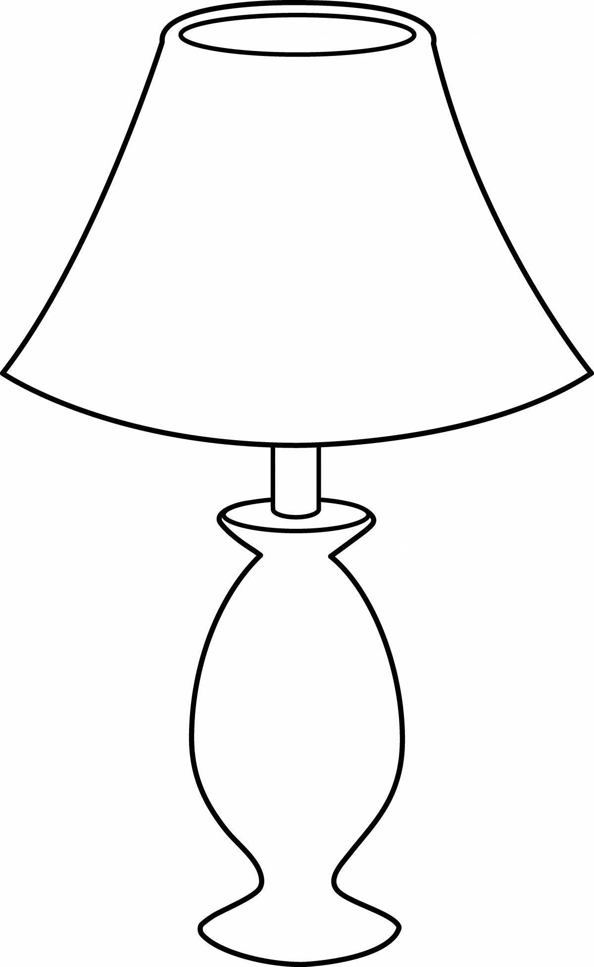 Night light coloring page