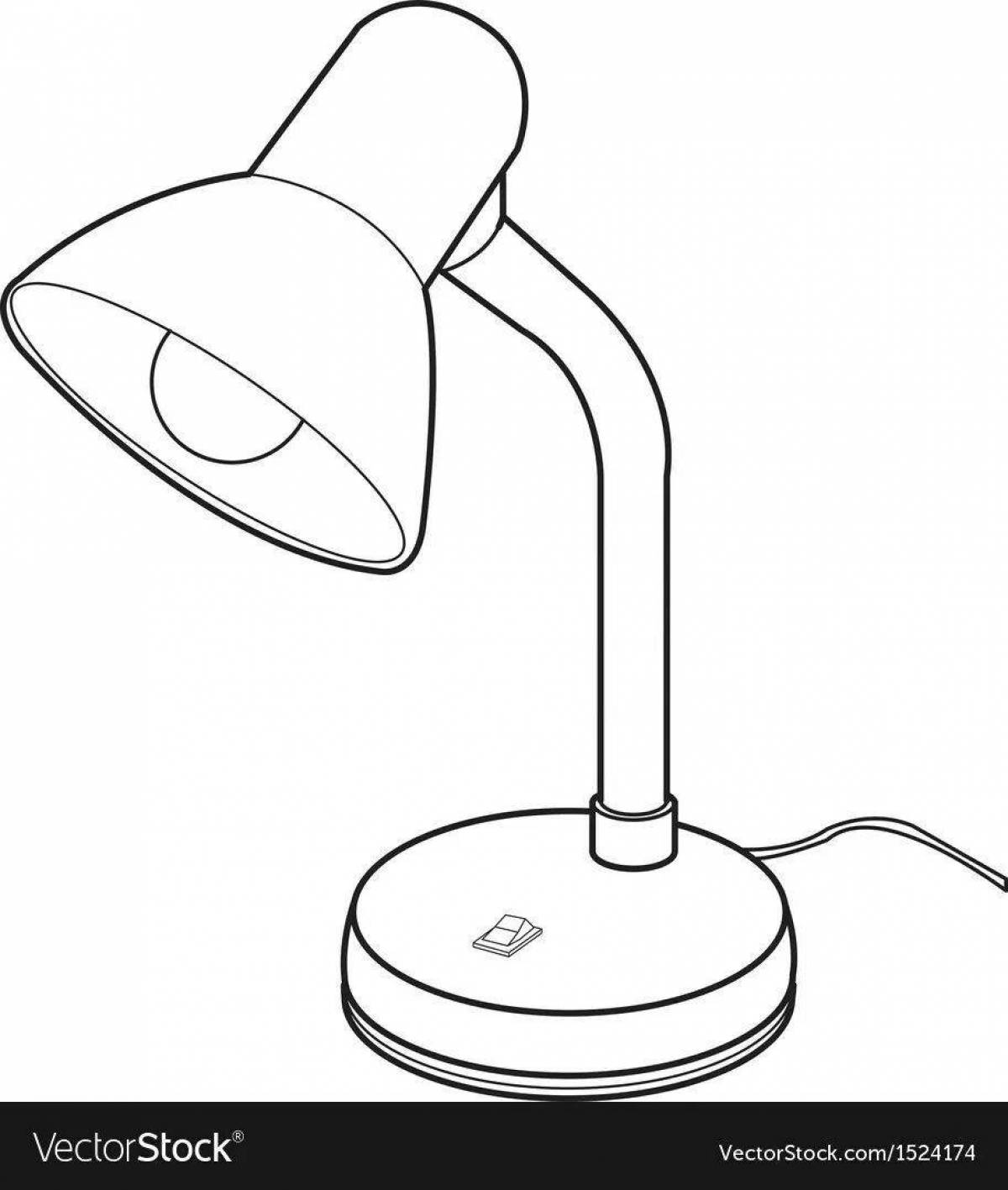 Sublime night light coloring page