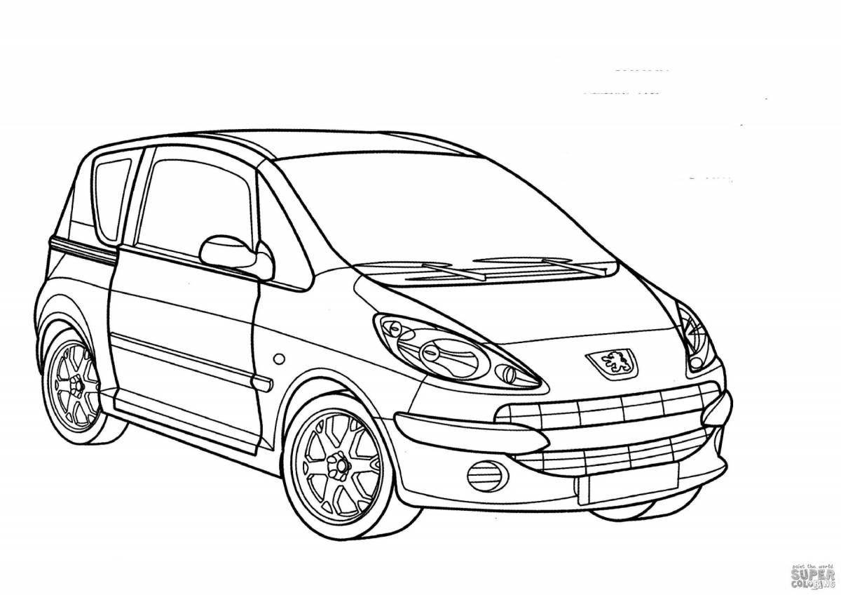 Раскраска serene matiz