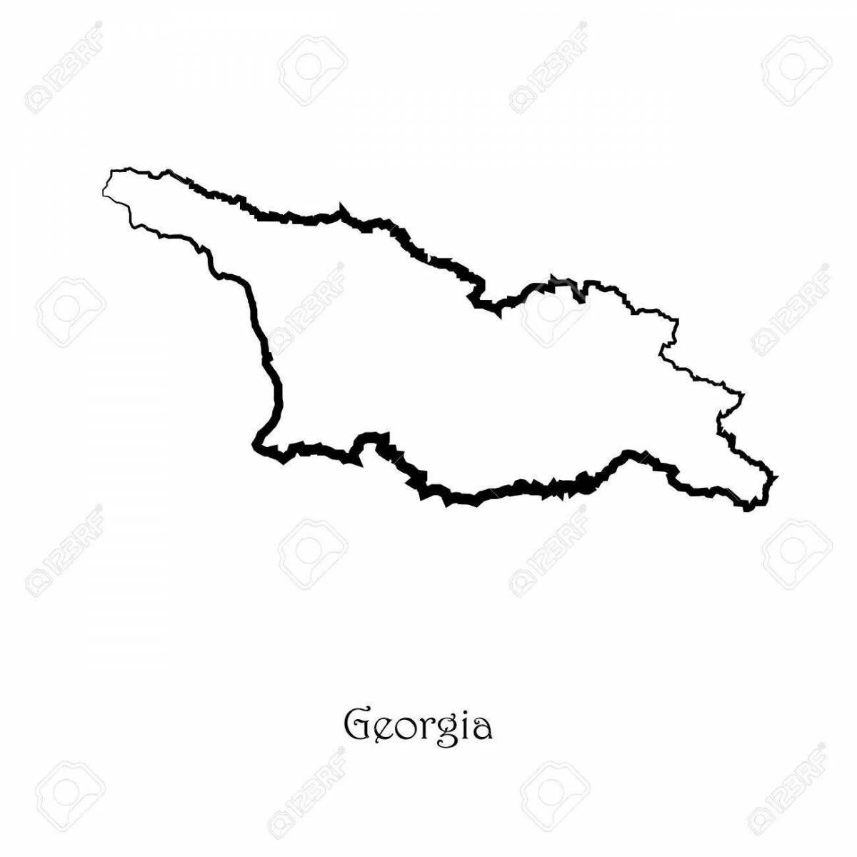 Exciting coloring georgia