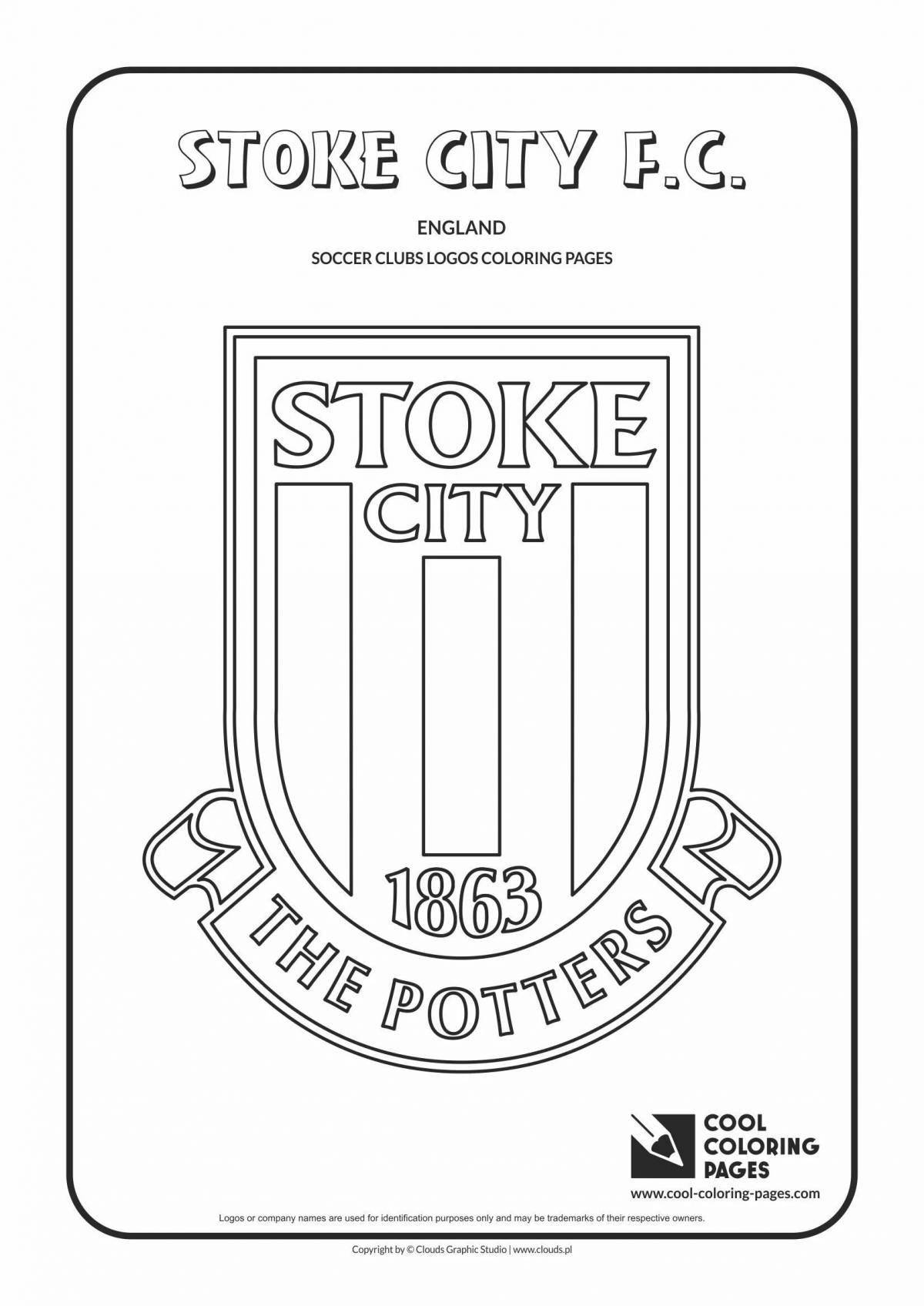 Fabulous Liverpool coloring page