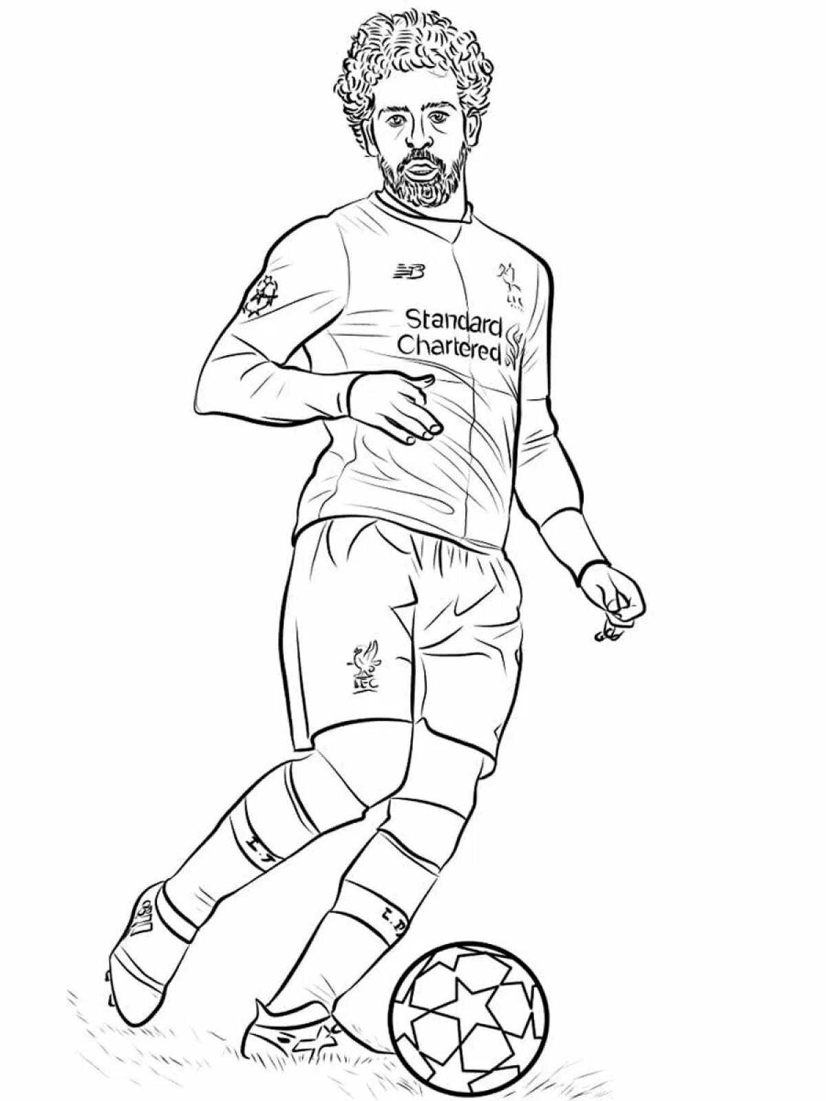 Attractive liverpool coloring book