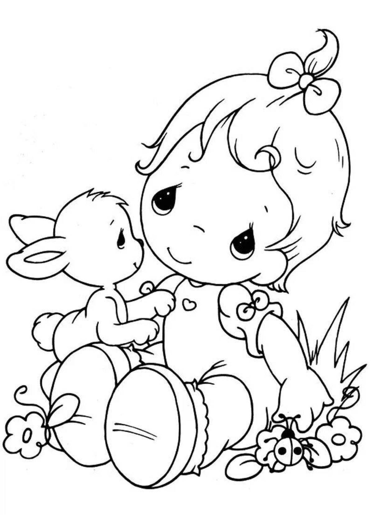 Coloring page festive lyalafan