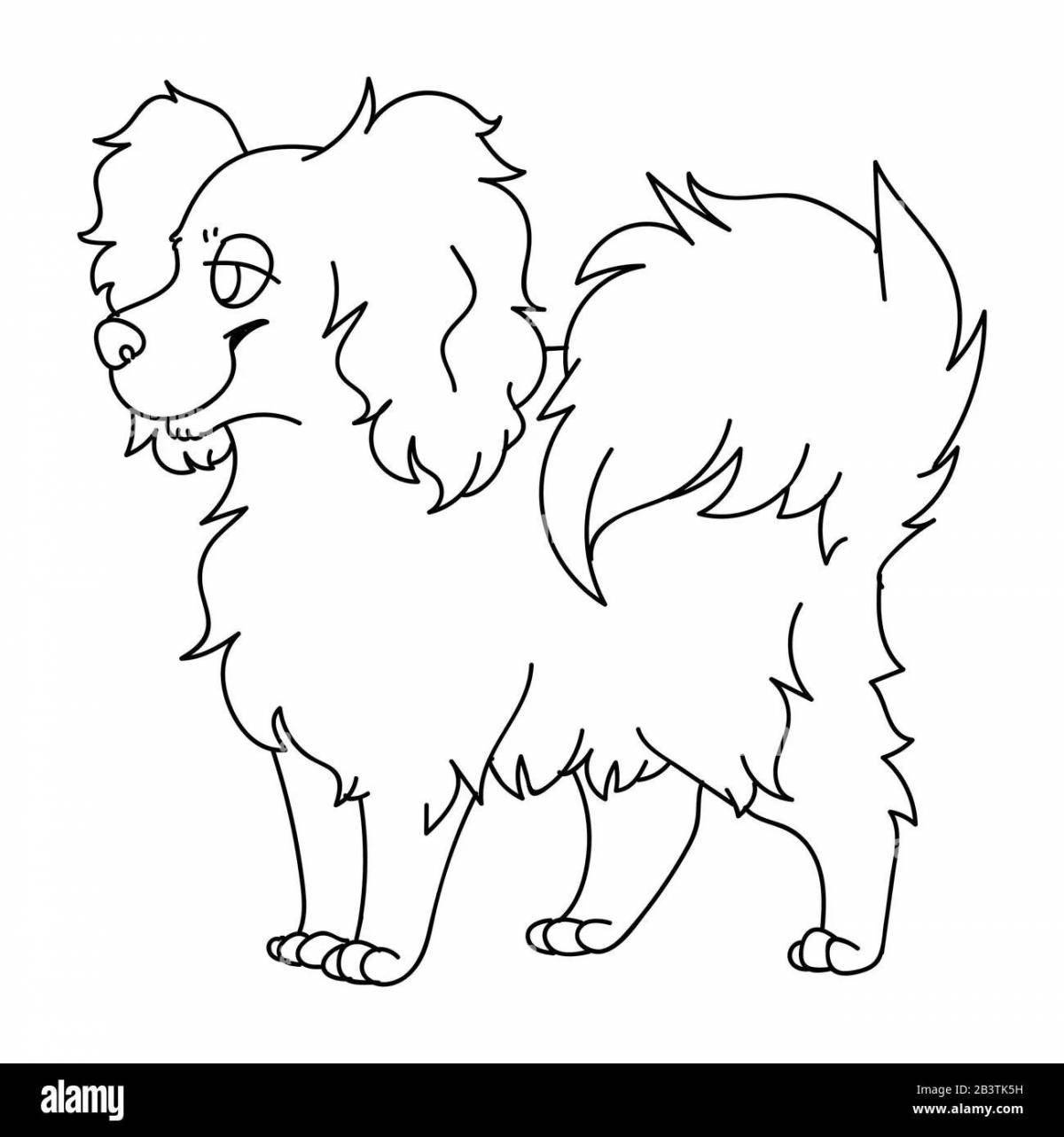 Coloring page dazzling papillon