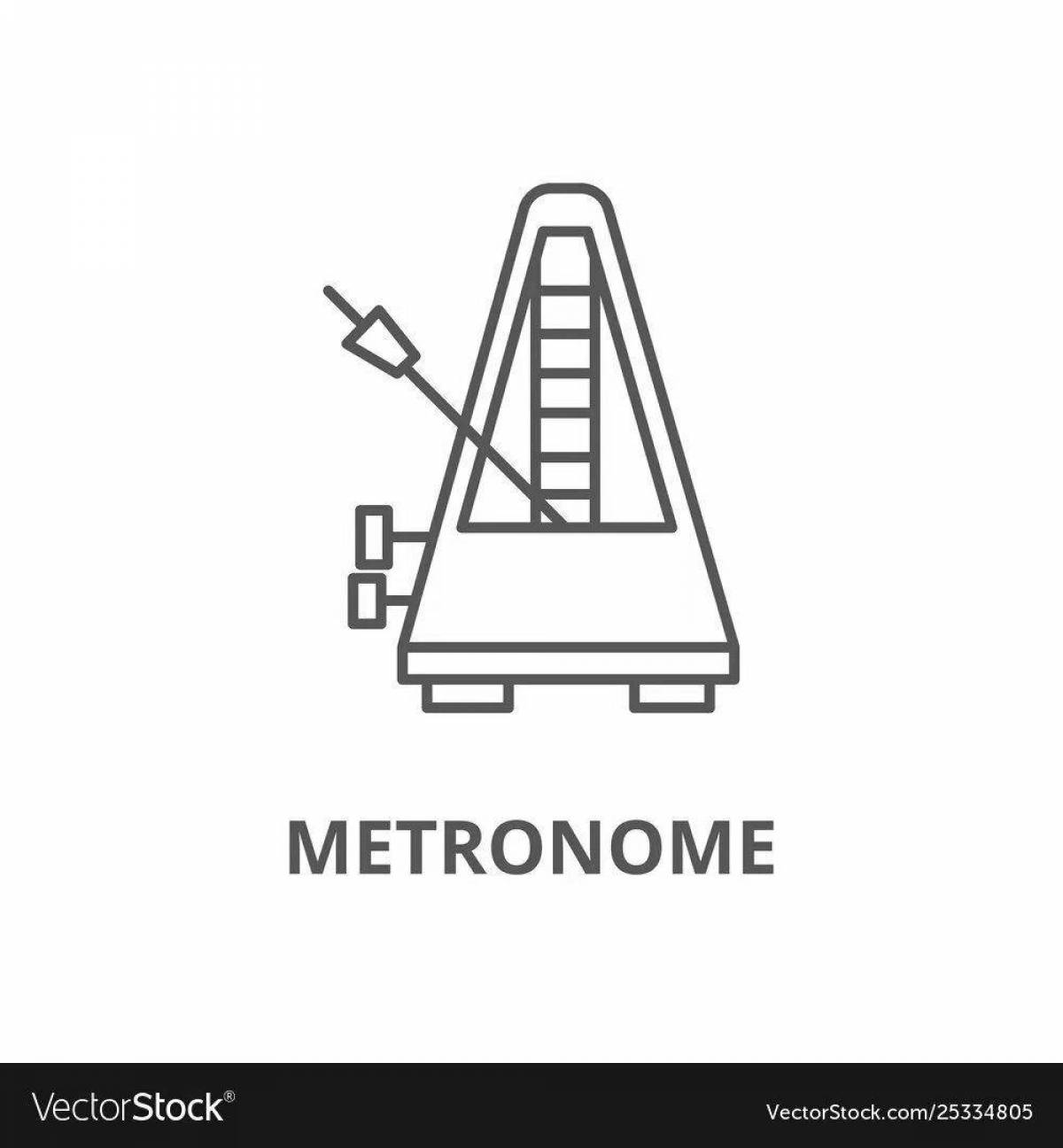 Coloured metronome