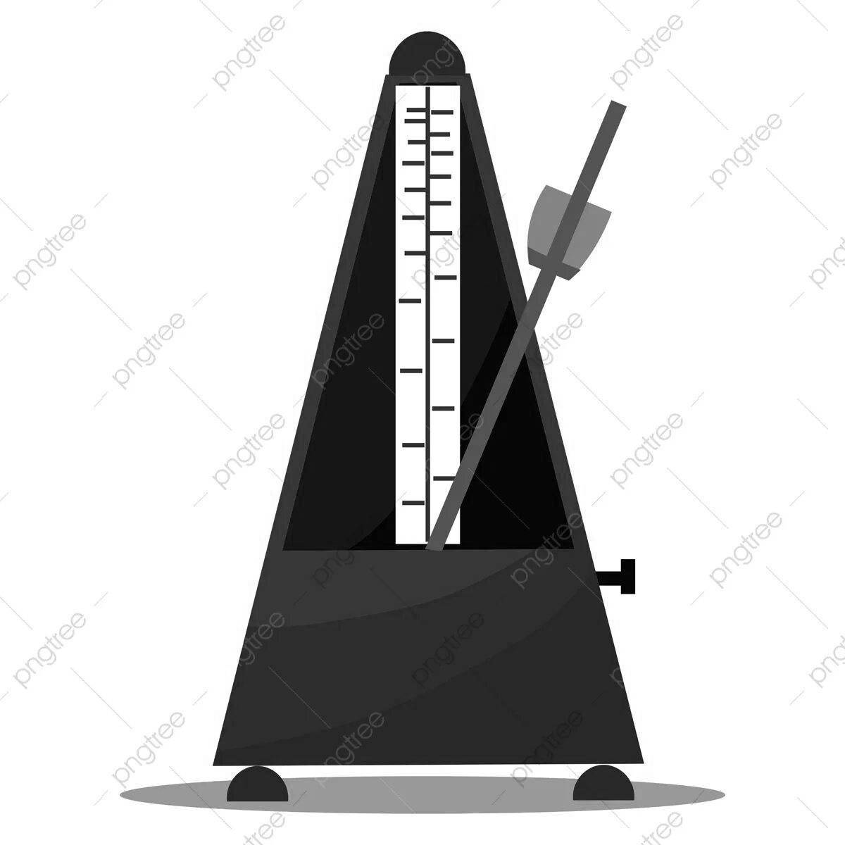 Color-explosive metronome coloring page