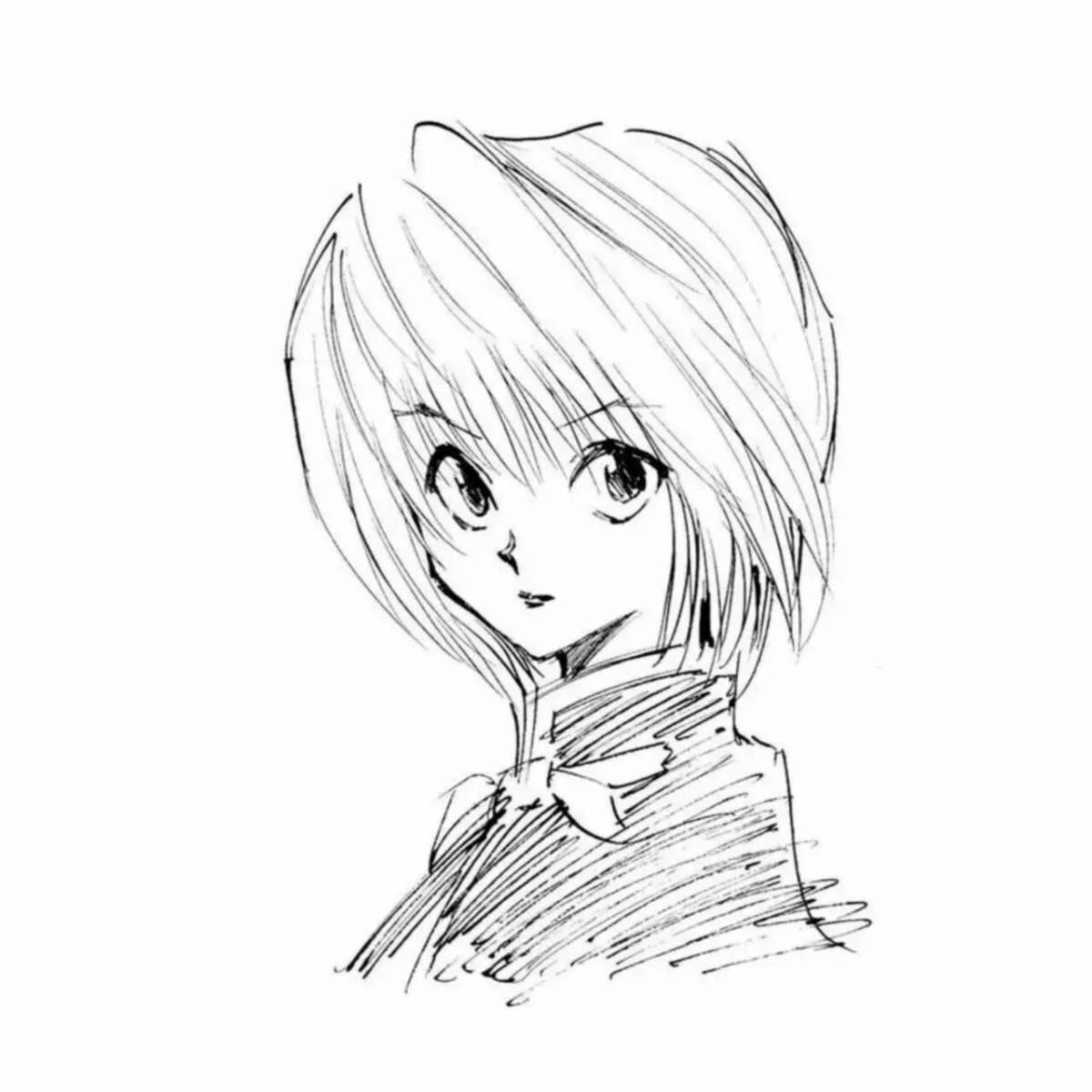 Attractive kurapika coloring