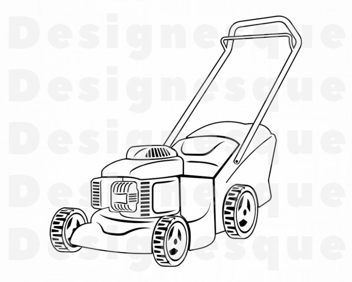 Shiny Mower coloring page