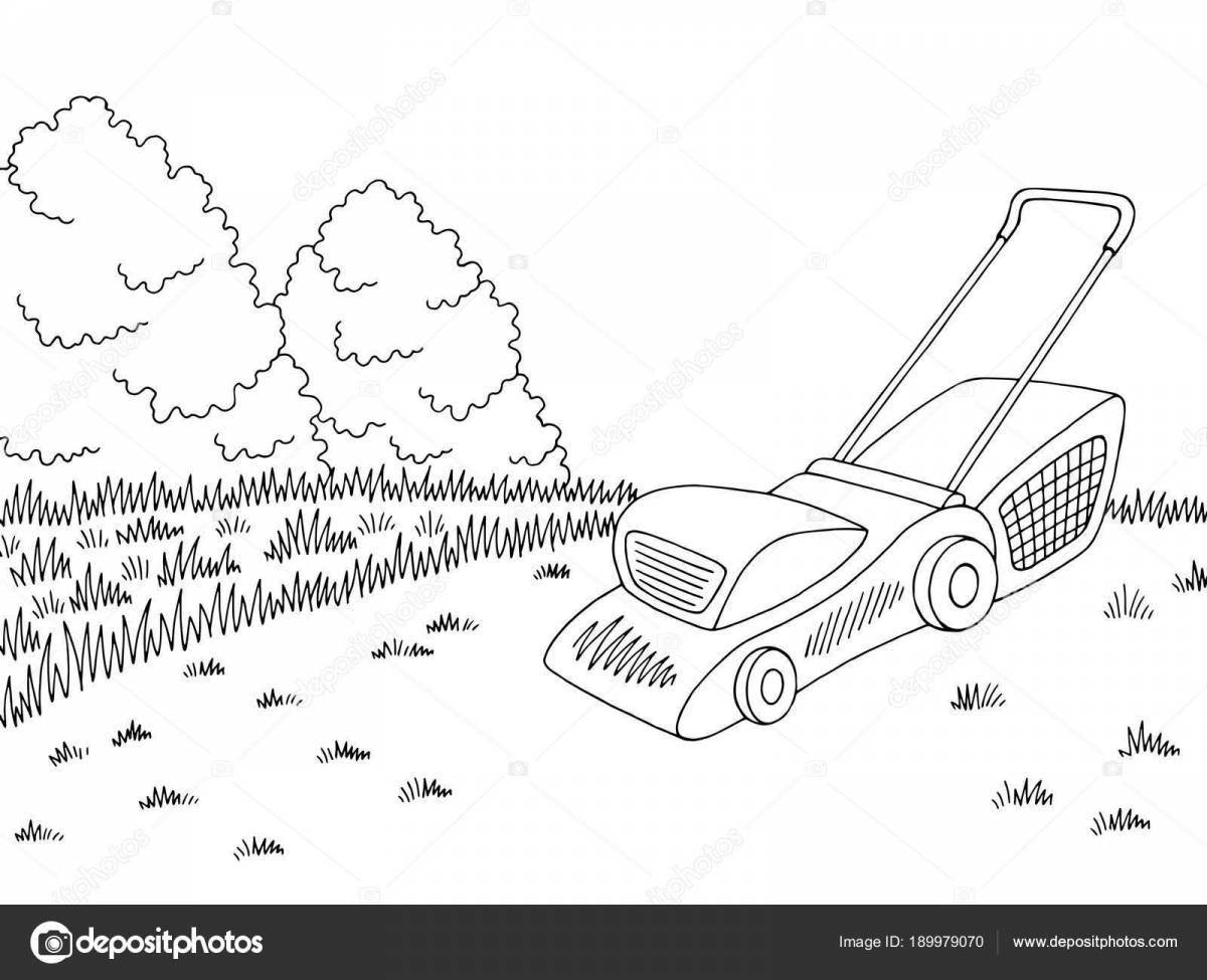 Photo Colorful mower