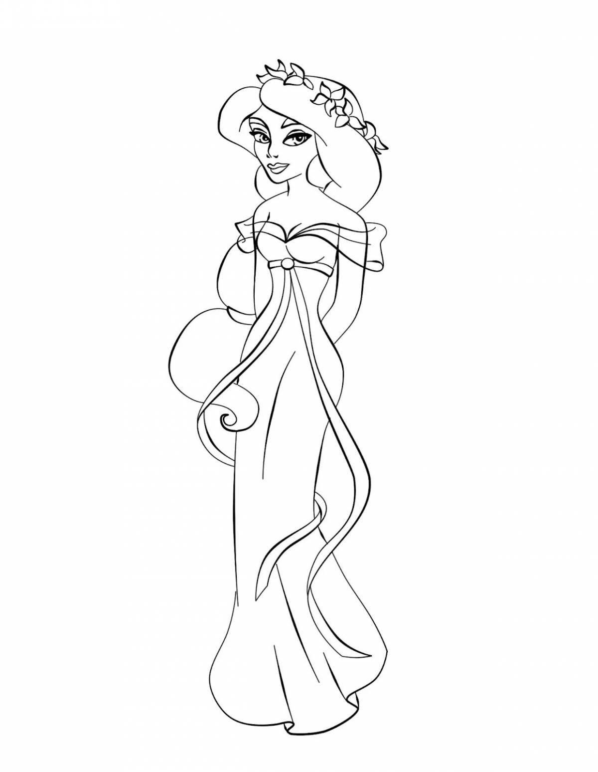 Charming giselle coloring book