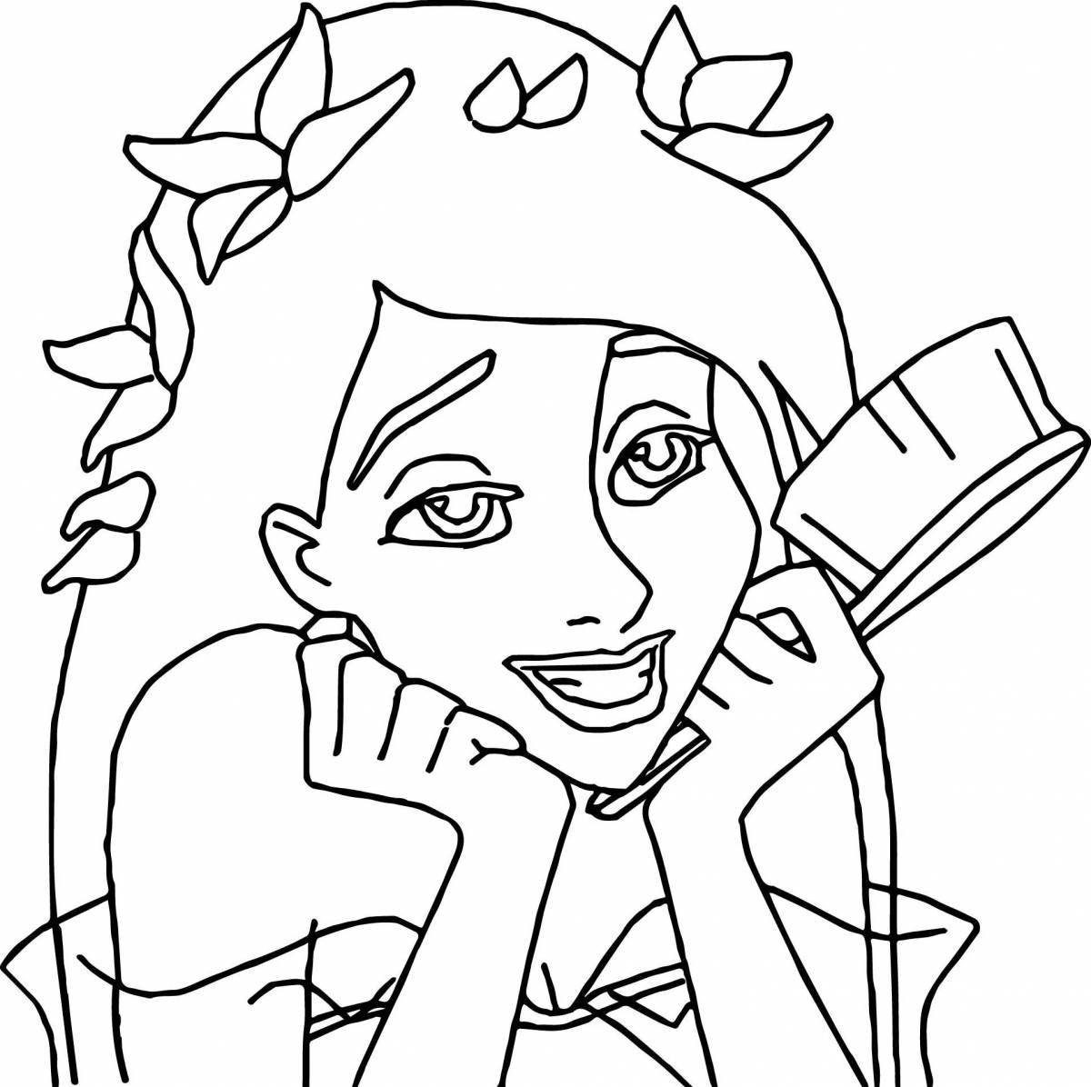 Funny giselle coloring book