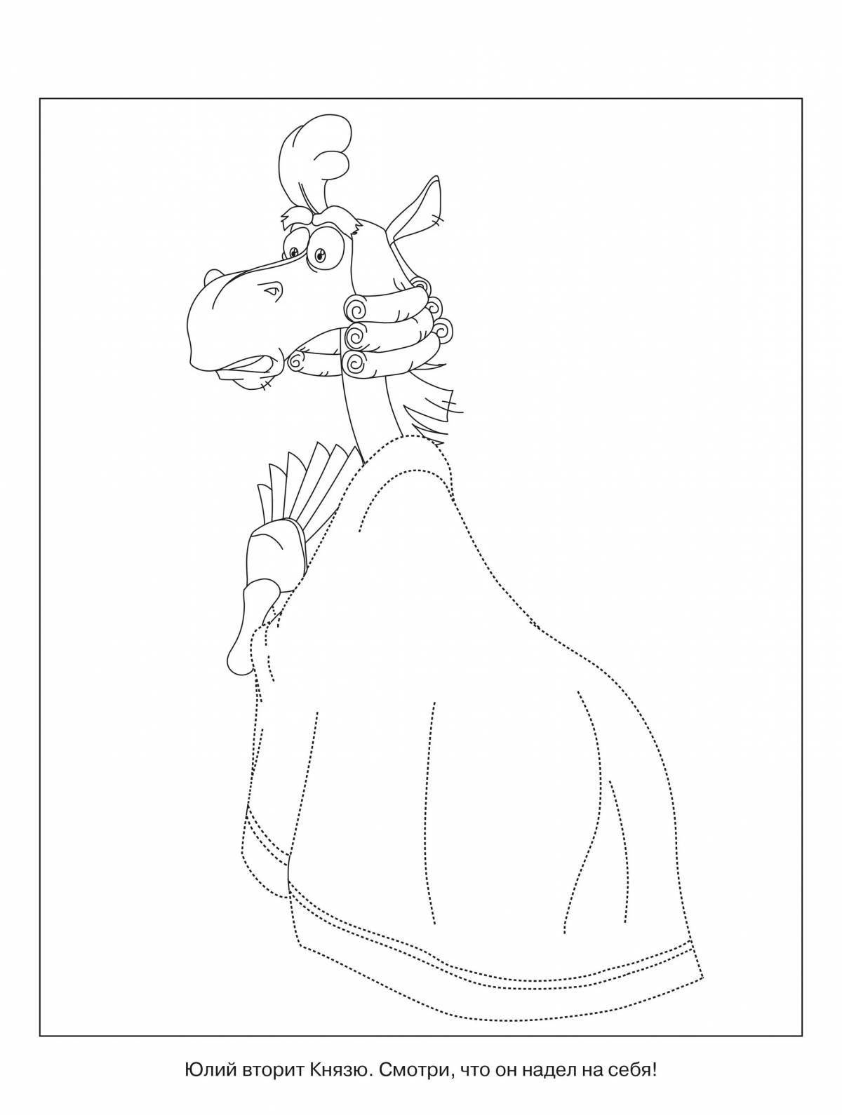 Coloring fairytale Julius