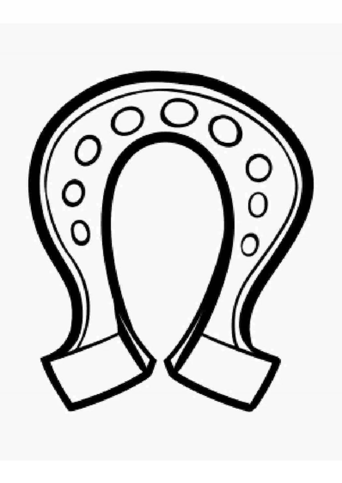 Glitter coloring good luck