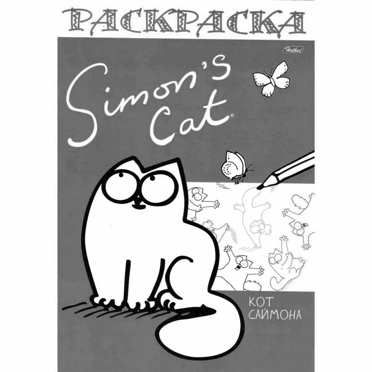Simon's charming coloring book