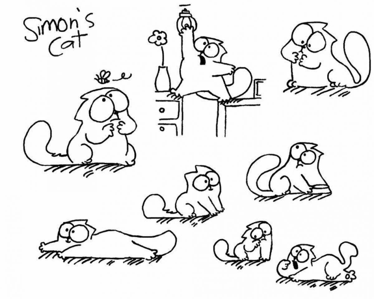 Simon's great coloring book