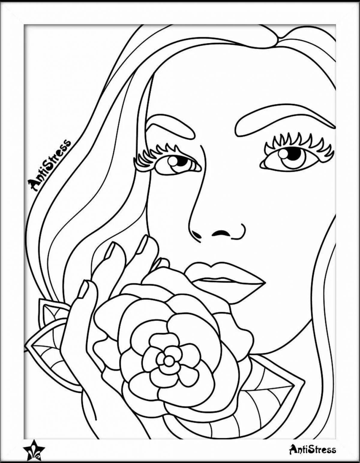 Kira's amazing coloring page