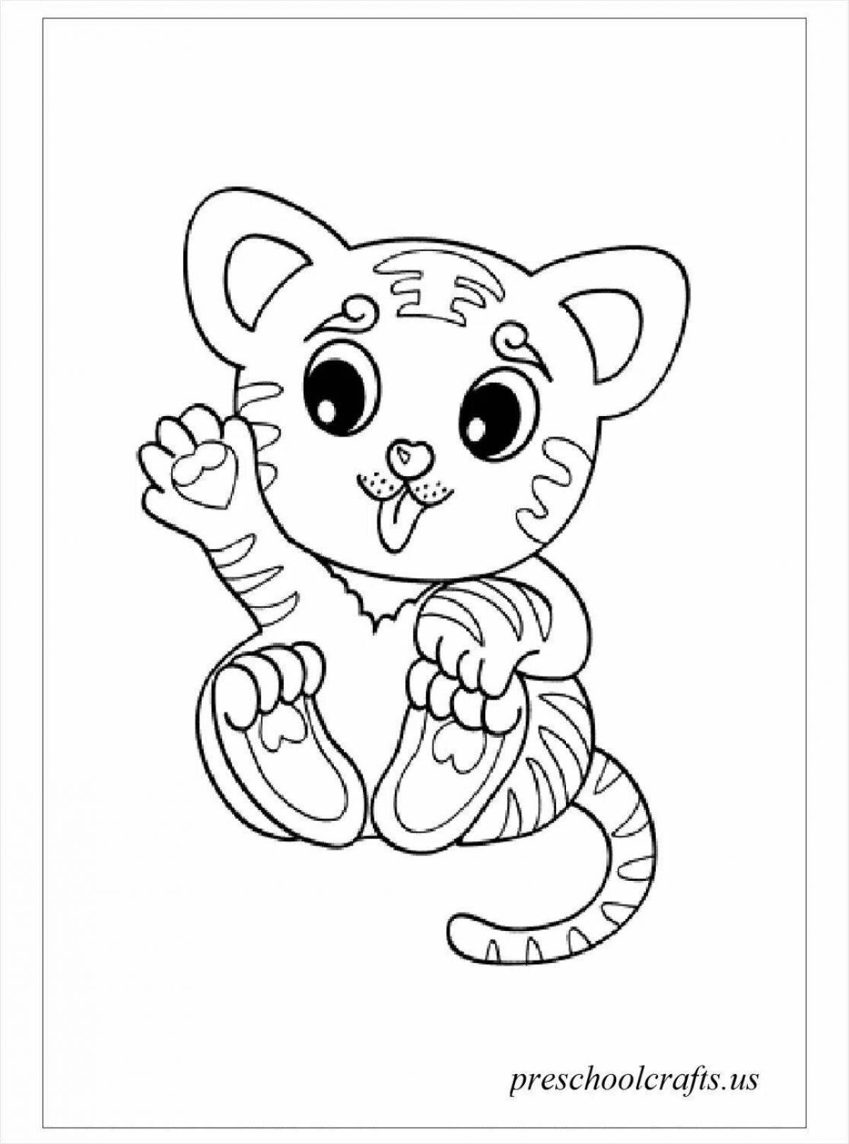 Sweet animal coloring pages