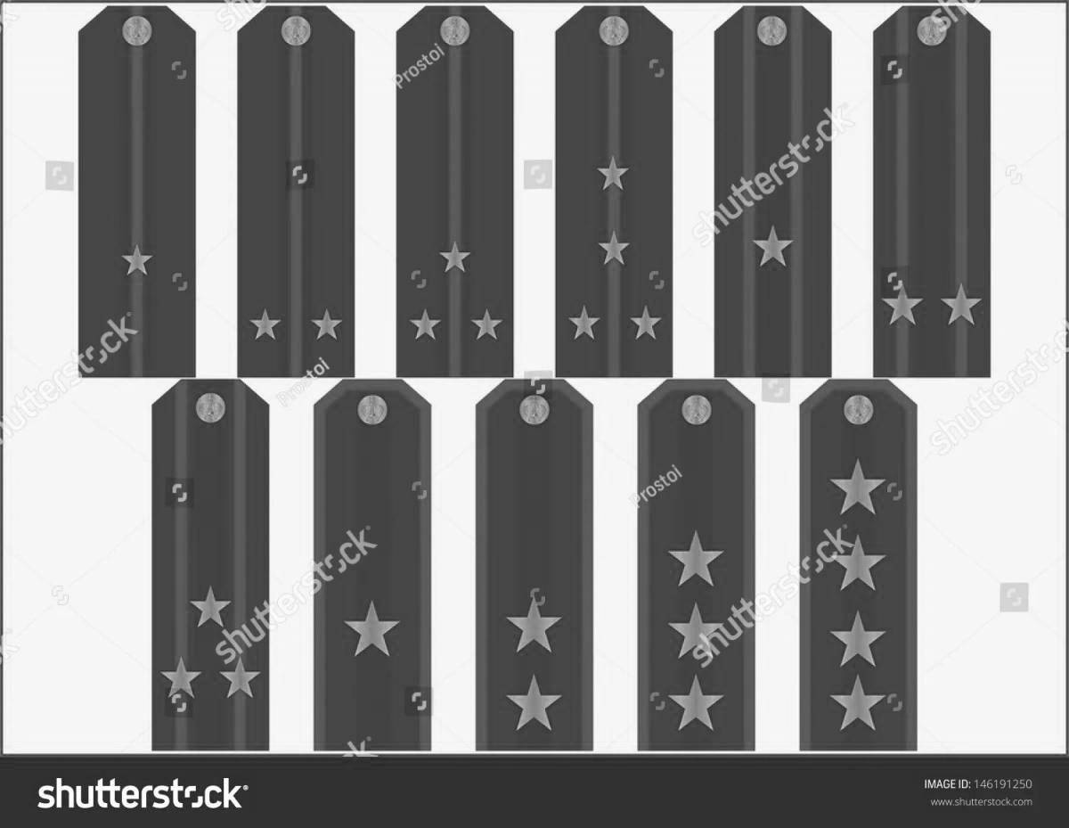 Animated coloring page of shoulder straps