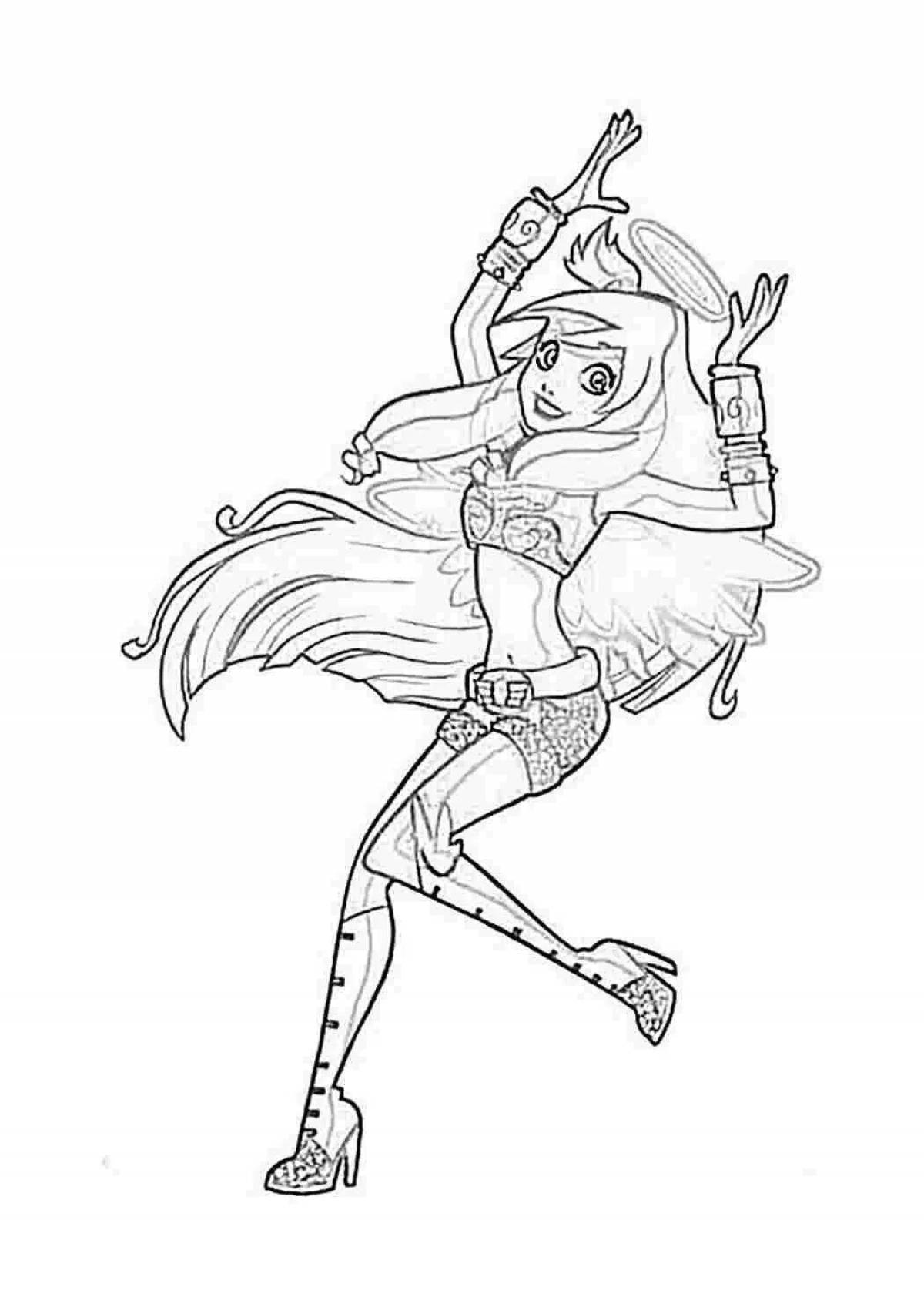 Coloring page magical raf