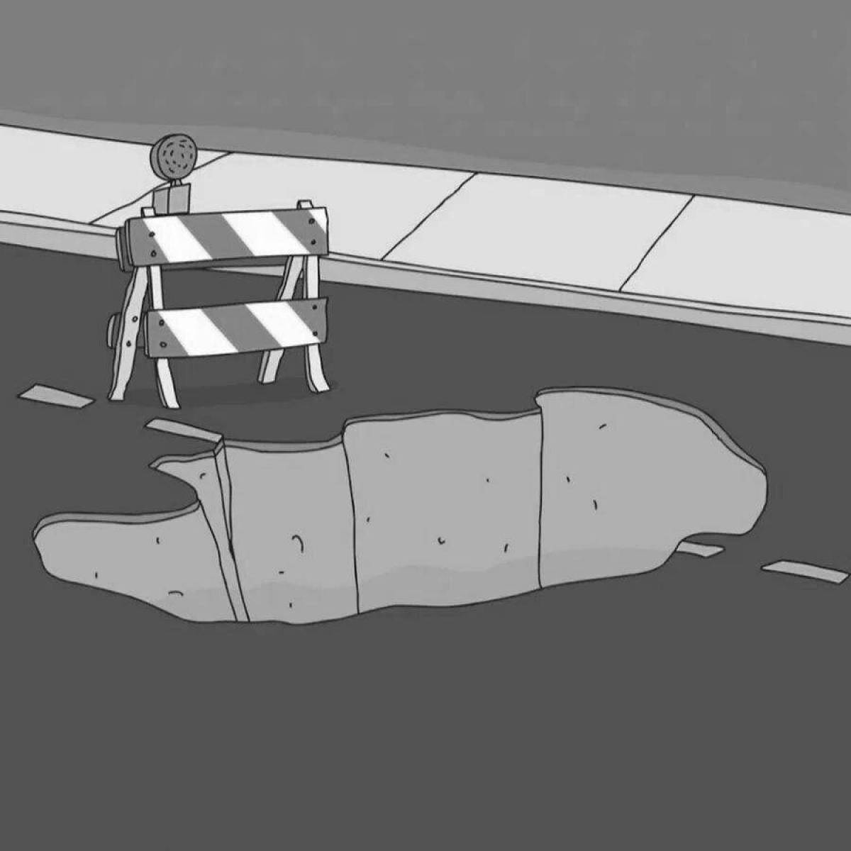 Pit for bright coloring