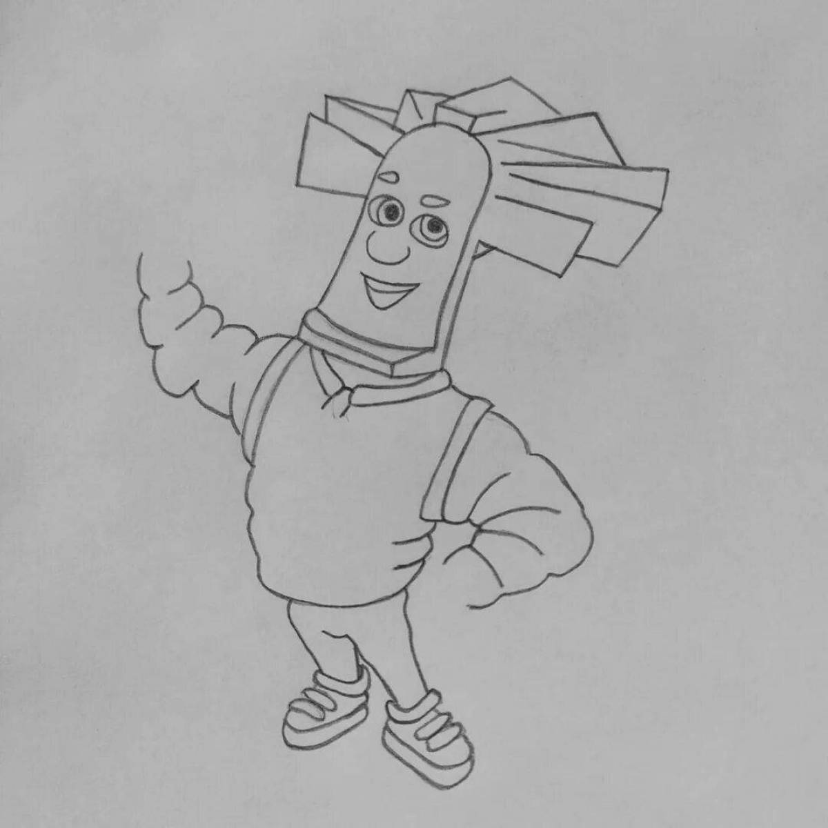 Coloring page glorious papus