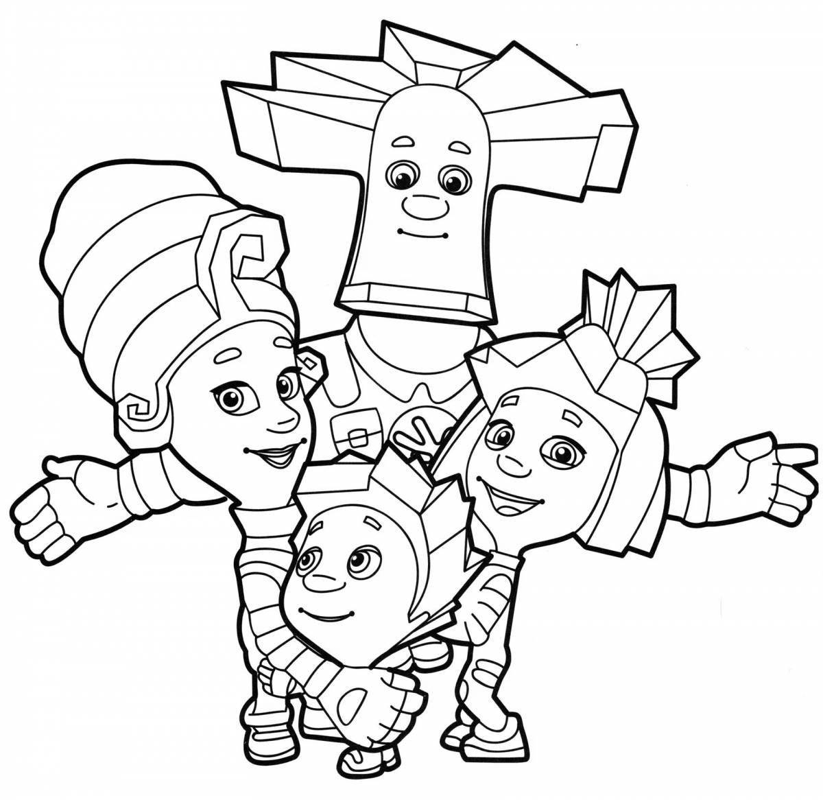 Coloring page amazing papus