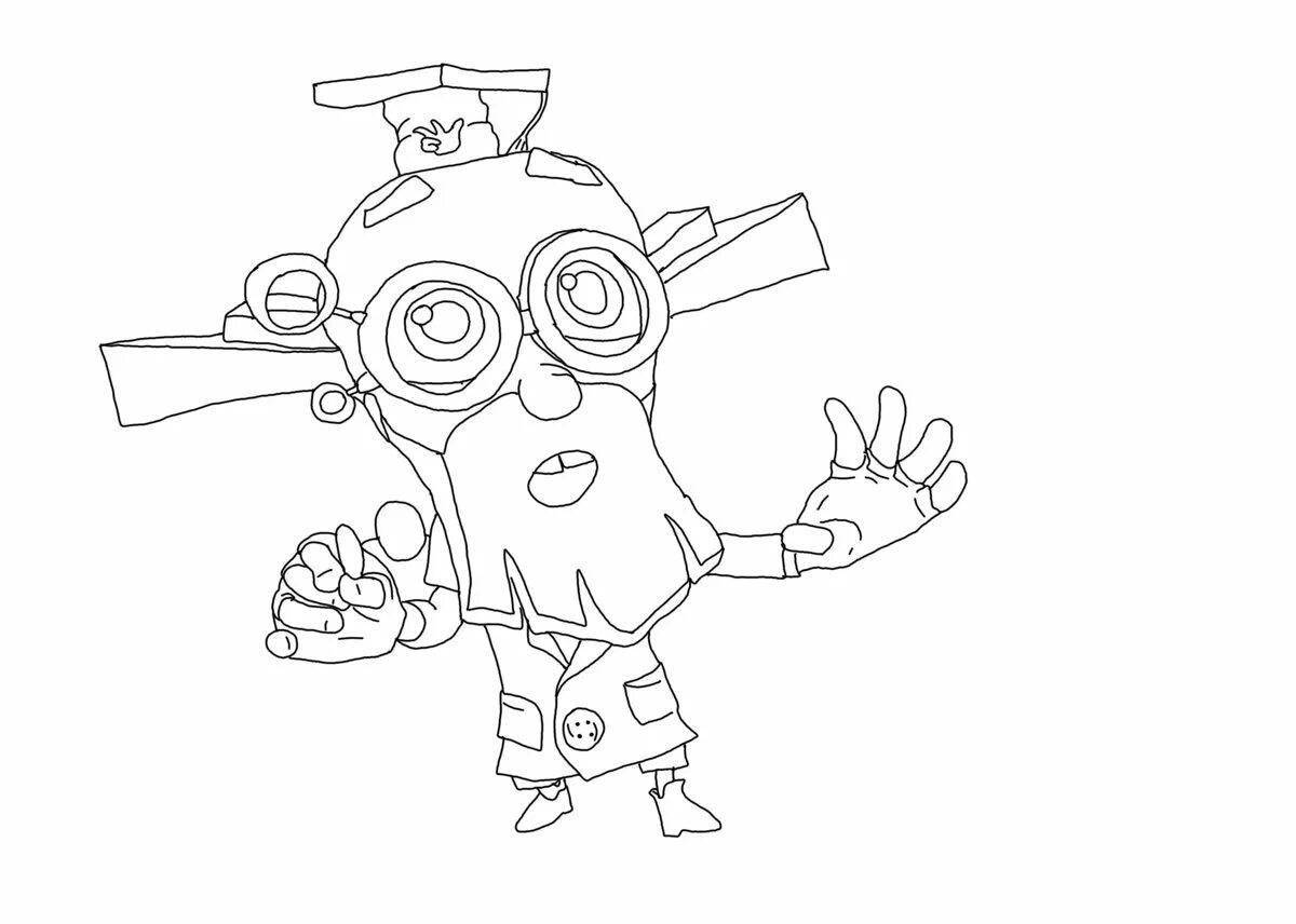 Charming papus coloring book