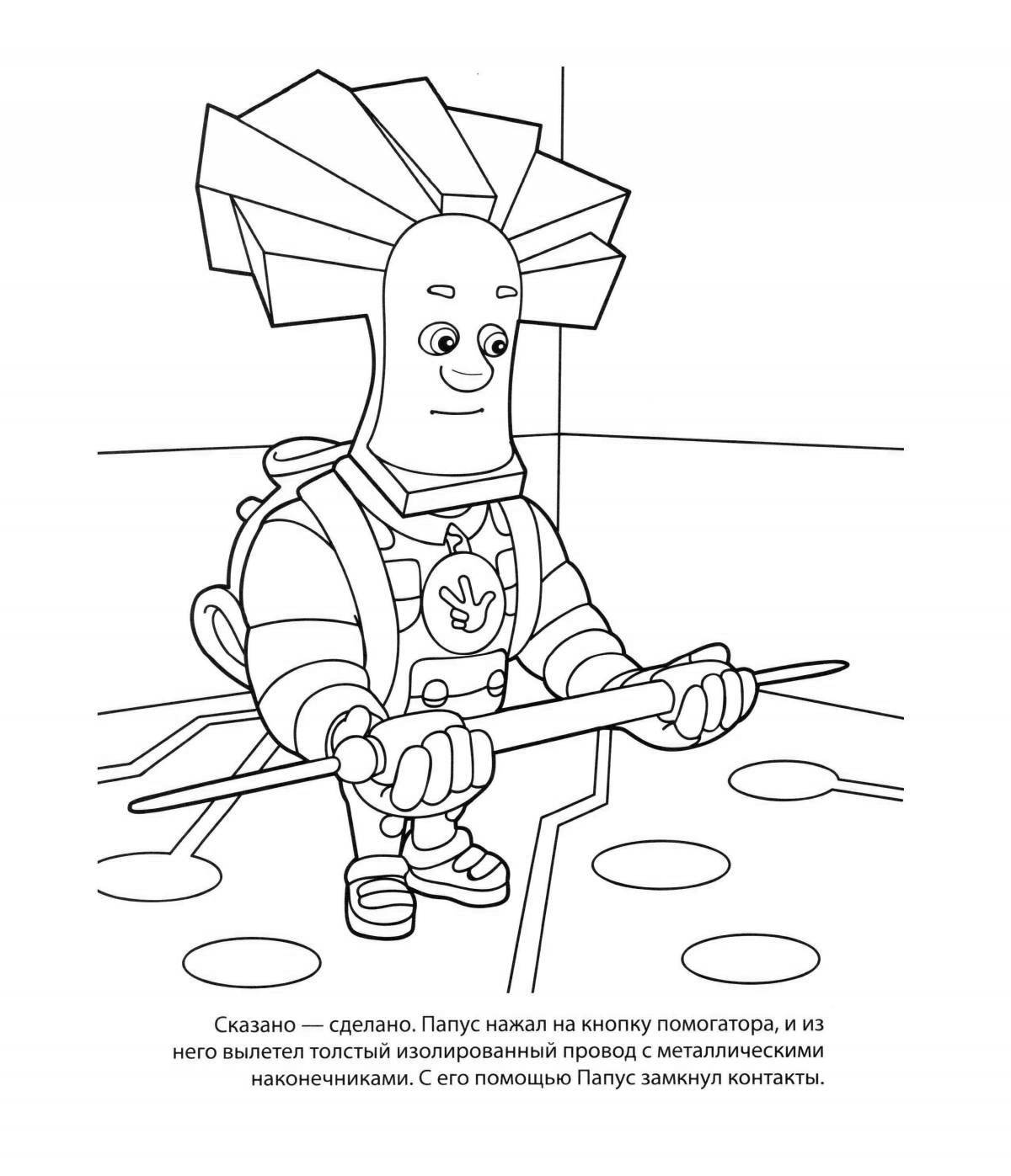 Coloring page sweet papus