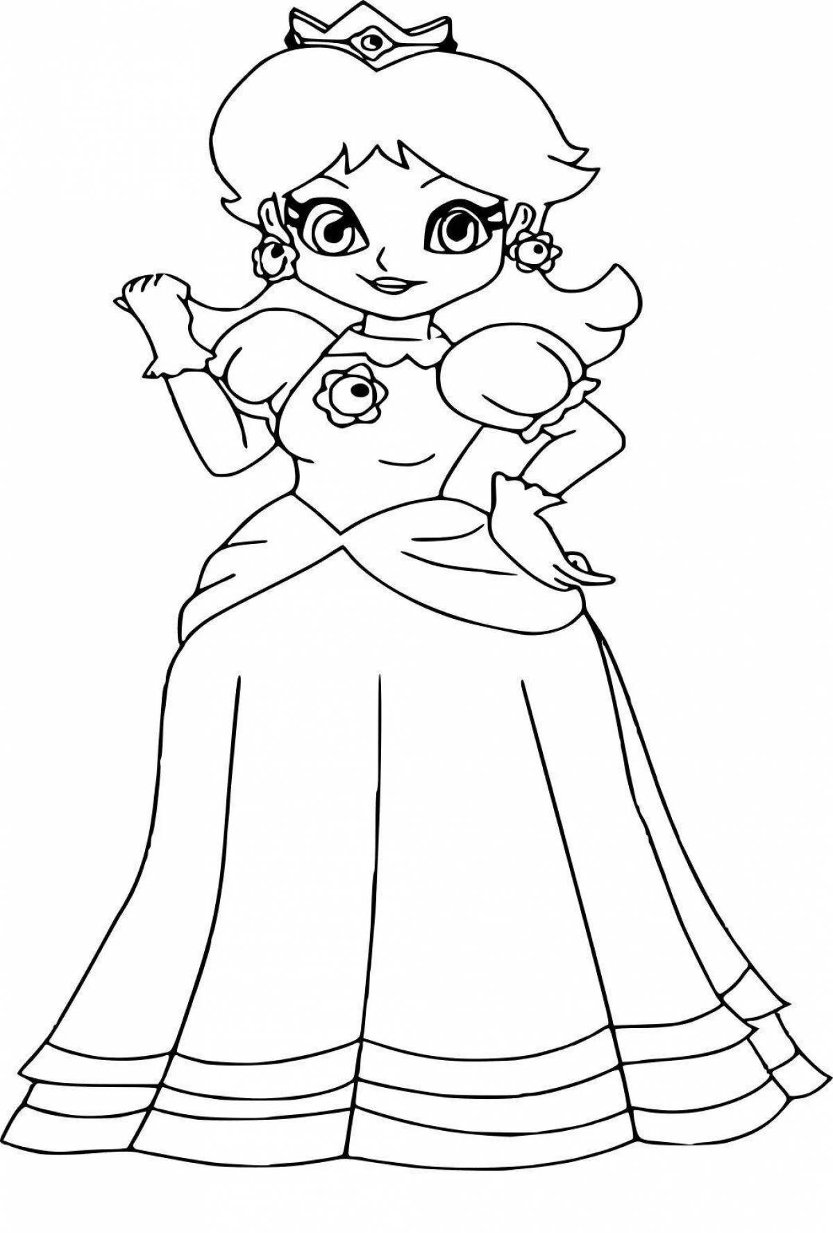 Photo Peach fun coloring