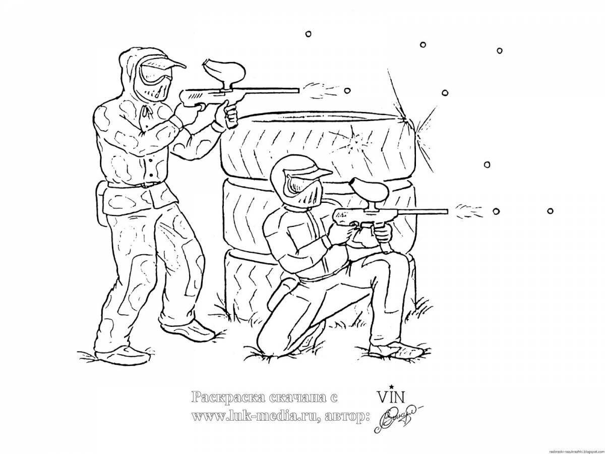 Great papg coloring page