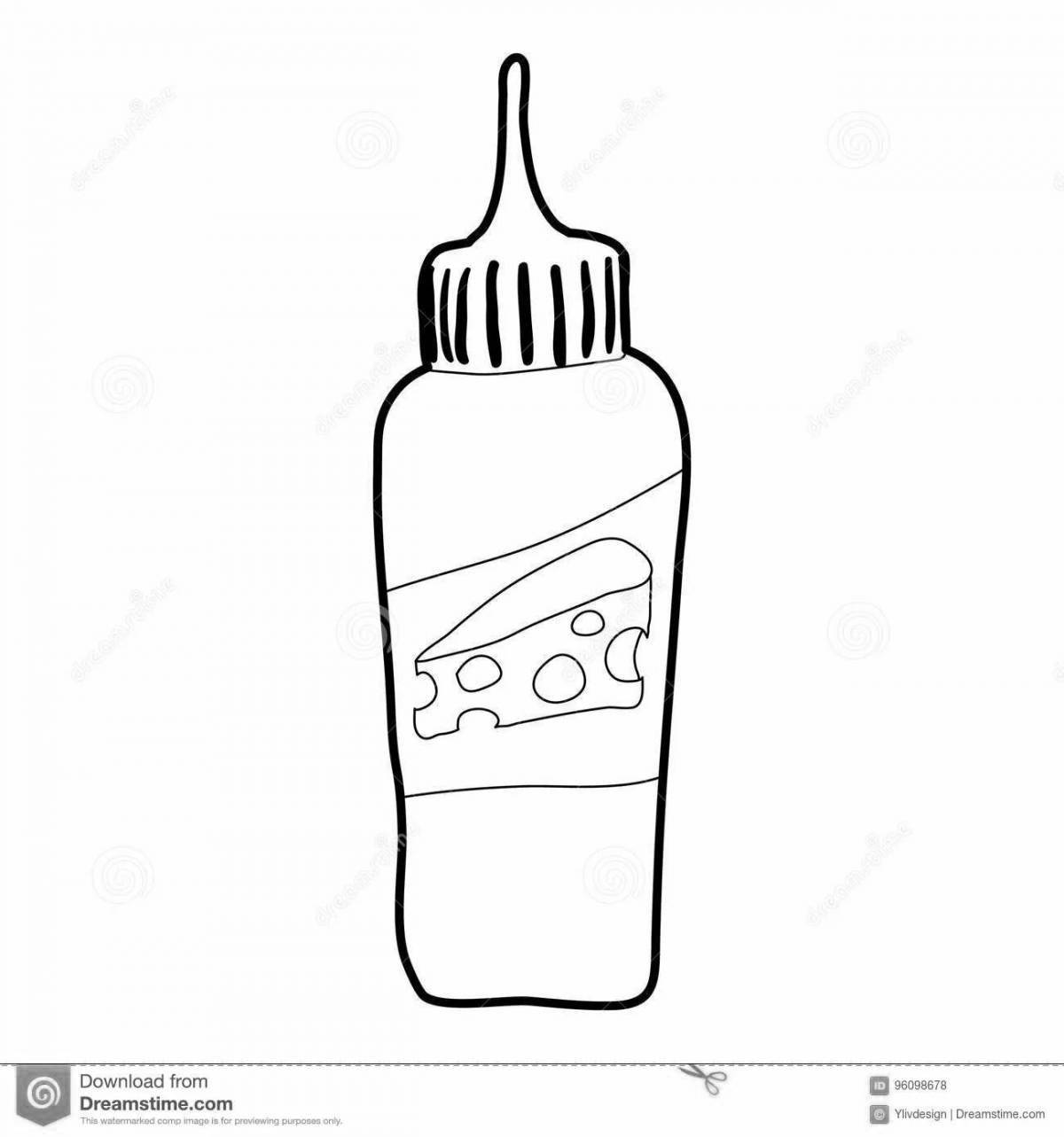 Photo Coloring juicy sauce