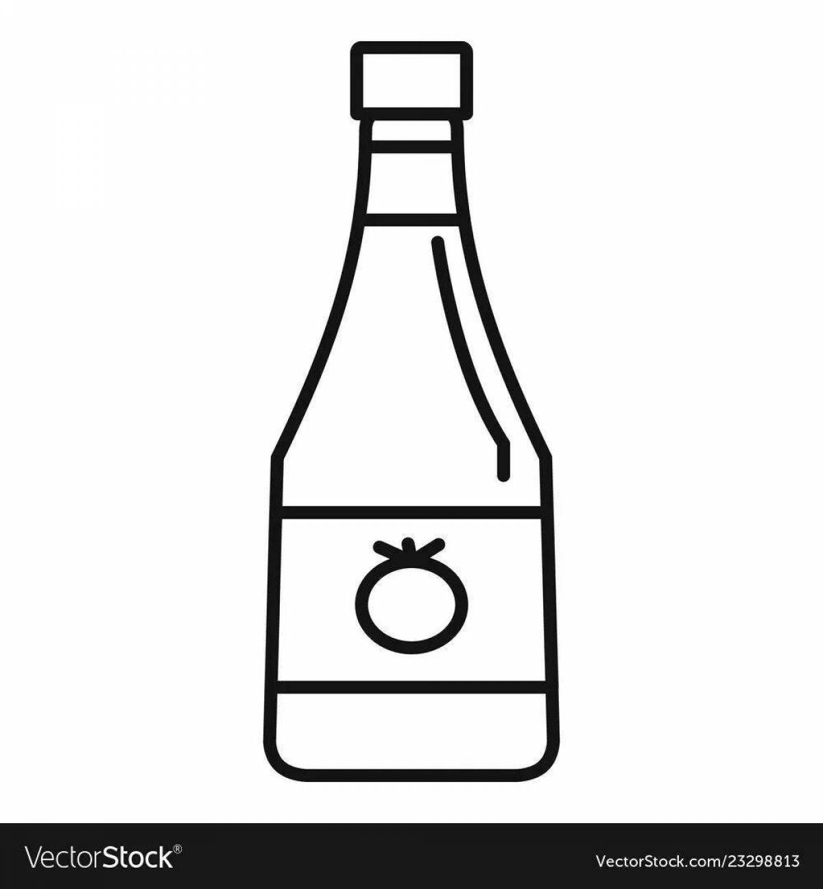 Sweet sauce coloring page