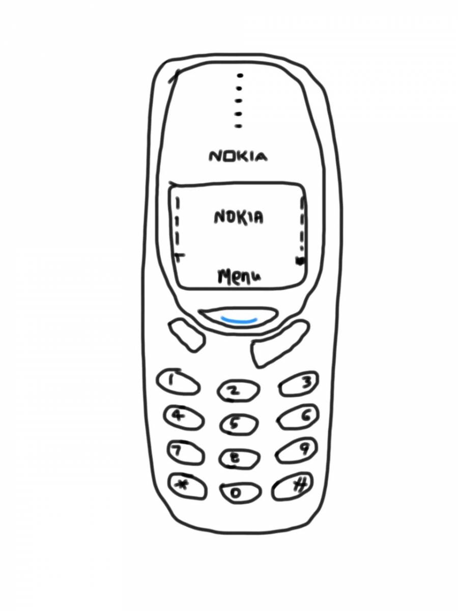 Как нарисовать нокиа 33 10