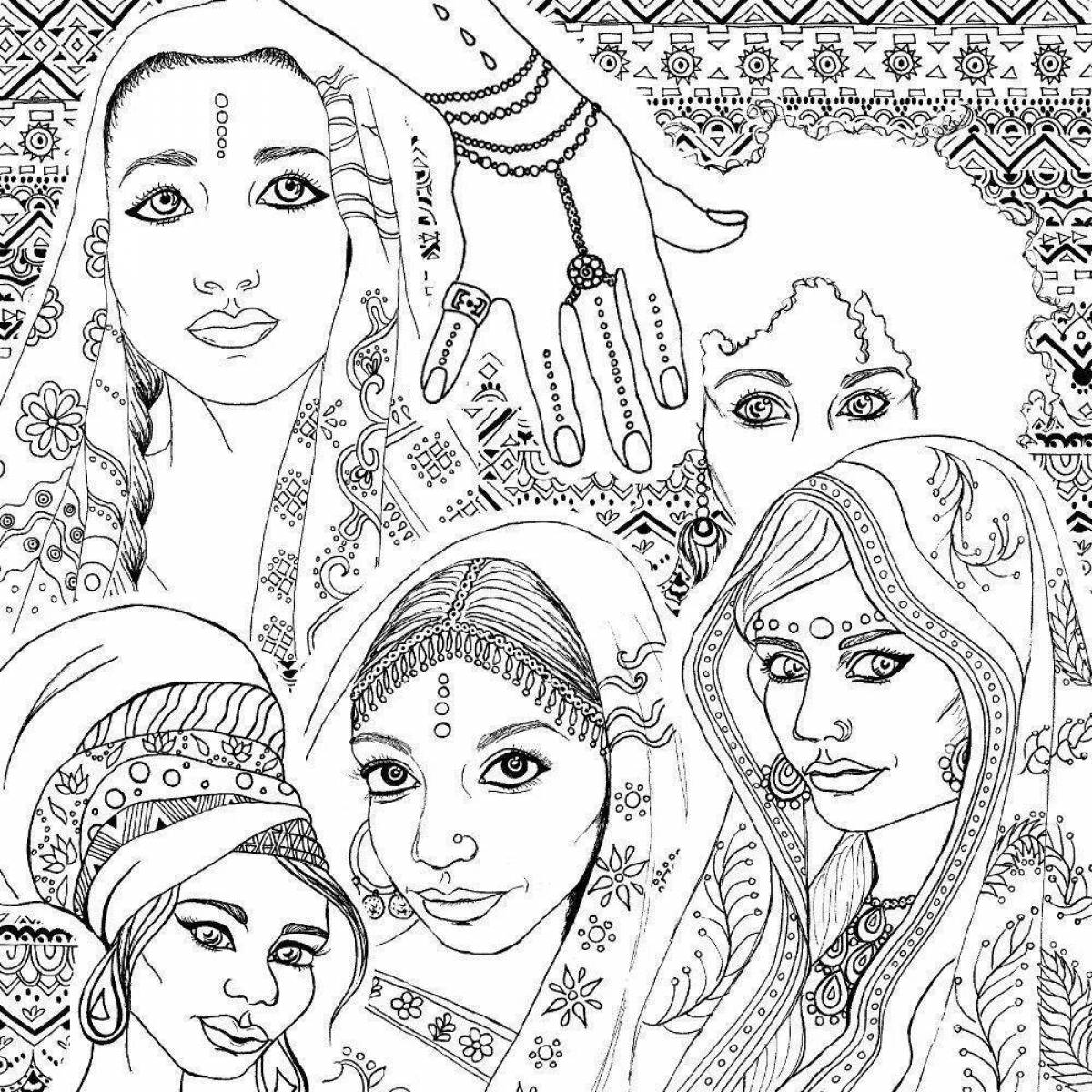 Great Indian coloring book