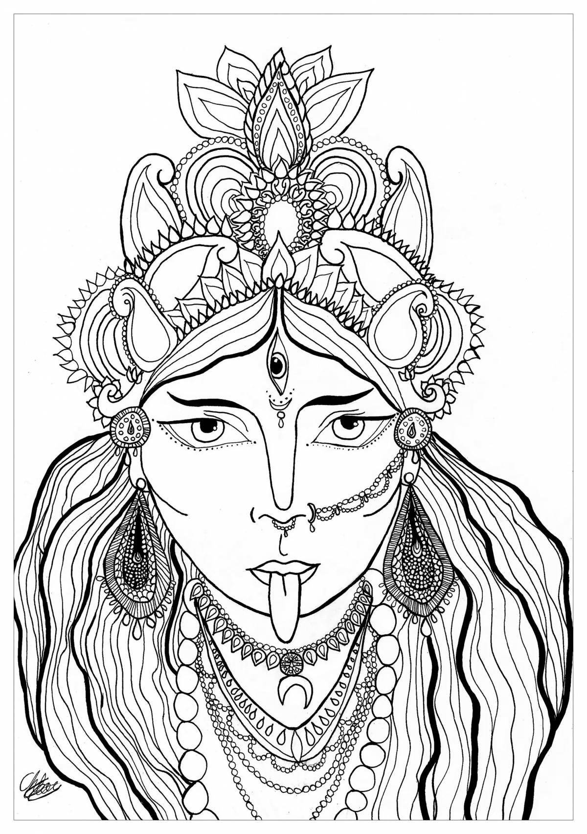 Fun Indian coloring book