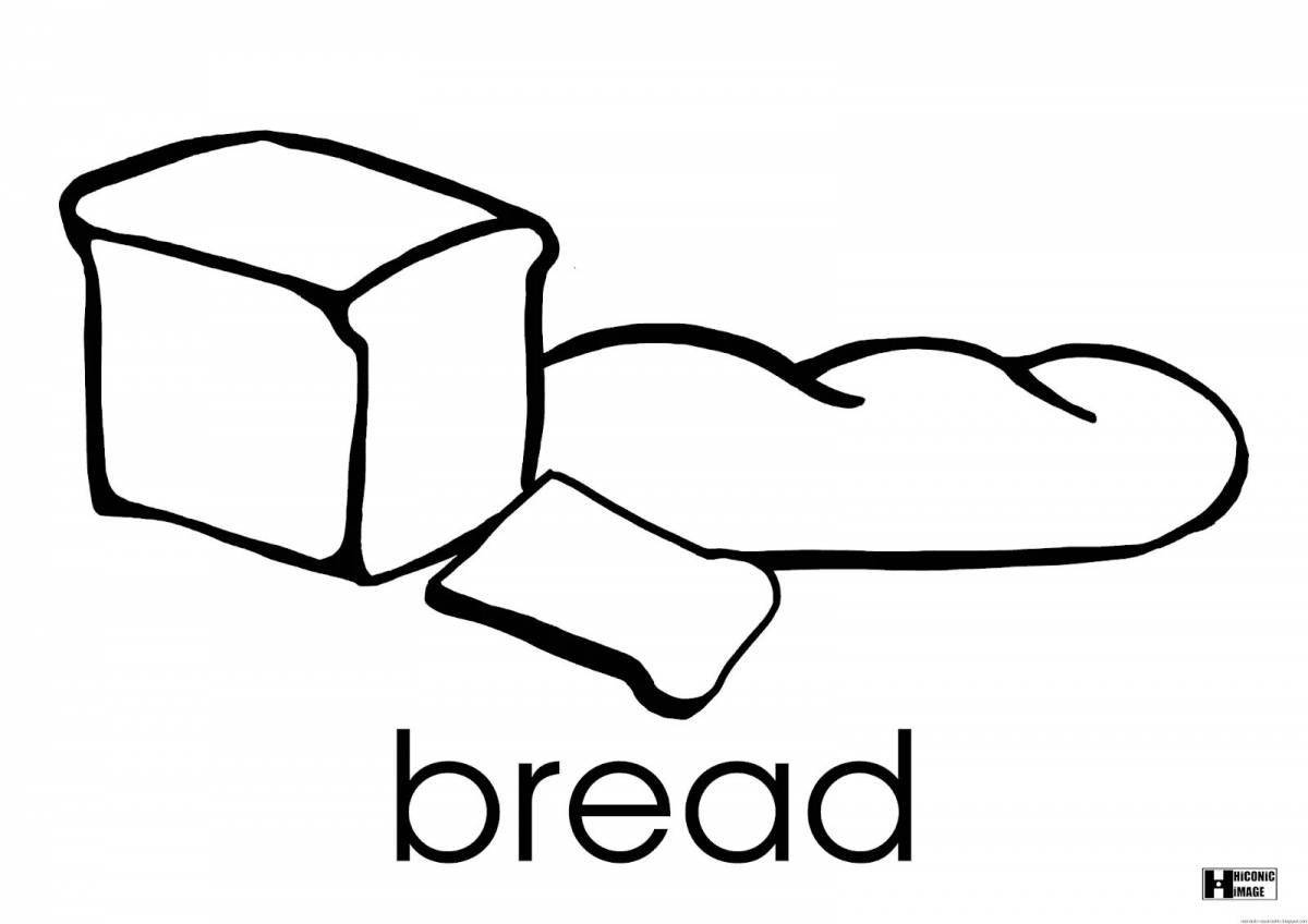 Раскраска потрясающие хлебцы