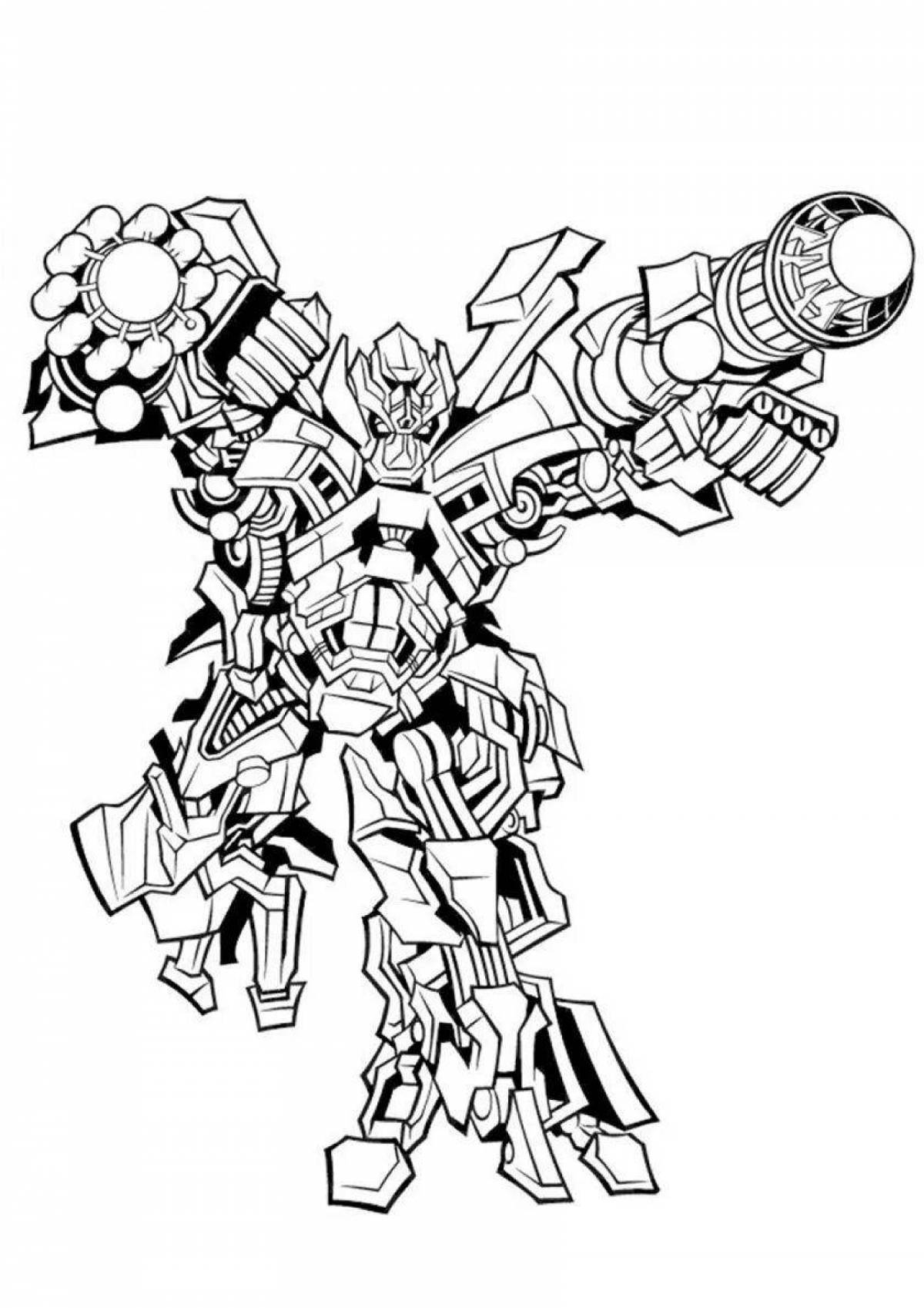 Awesome ravager coloring page