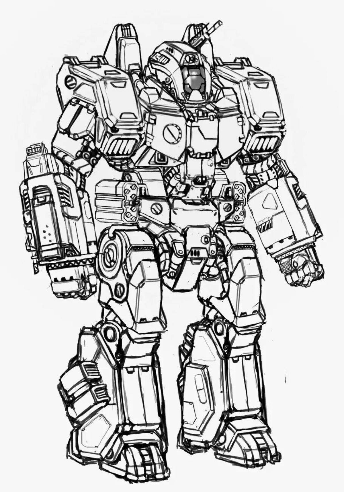 Deluxe Ravager coloring page