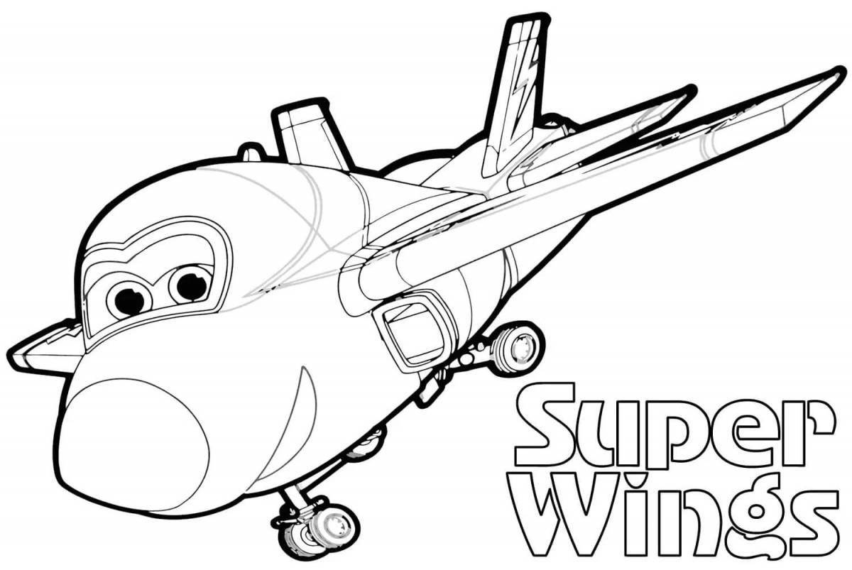Superjet awesome coloring book
