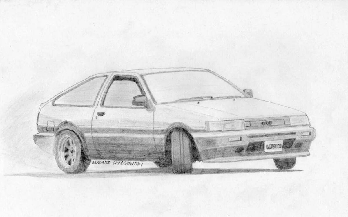 Ae86 fun coloring book