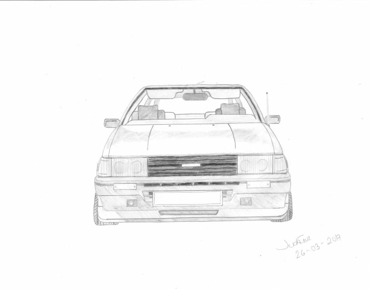 Great coloring ae86